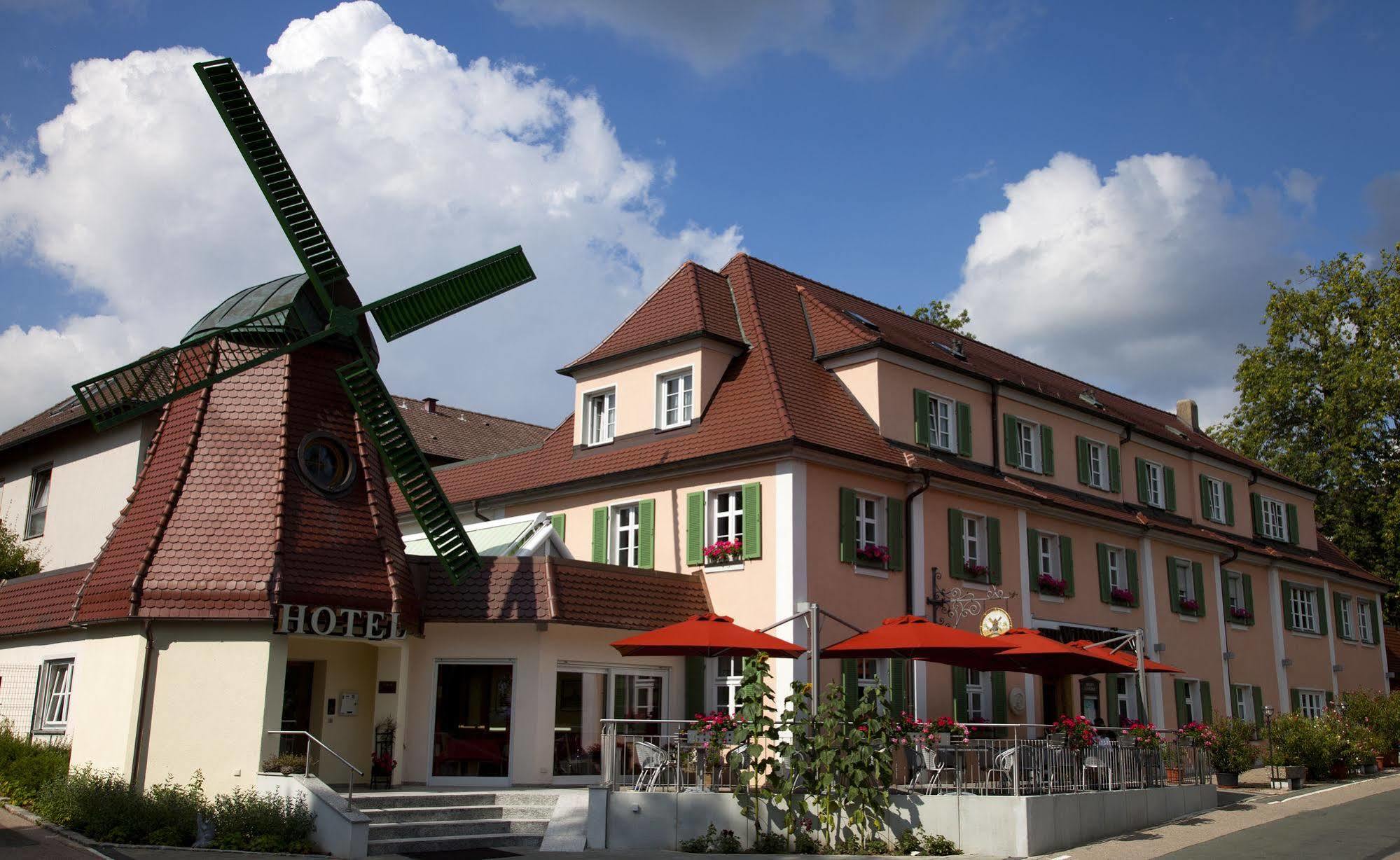 Hotel Restaurant Zur Windmuhle Ansbach Zewnętrze zdjęcie